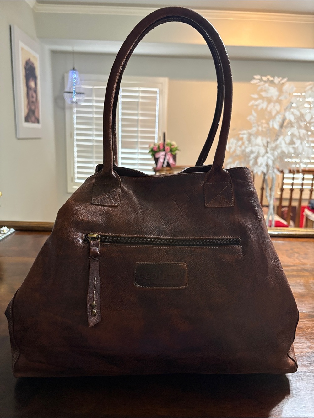 BED|STÜ Cersei Leather Convertible Shoulder/Bucket Bag - Picture 4 of 16